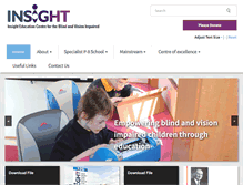 Tablet Screenshot of insightvision.org.au